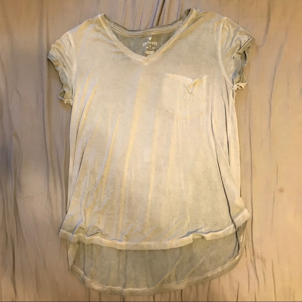 Soft & Sexy Stressed Green T-shirt